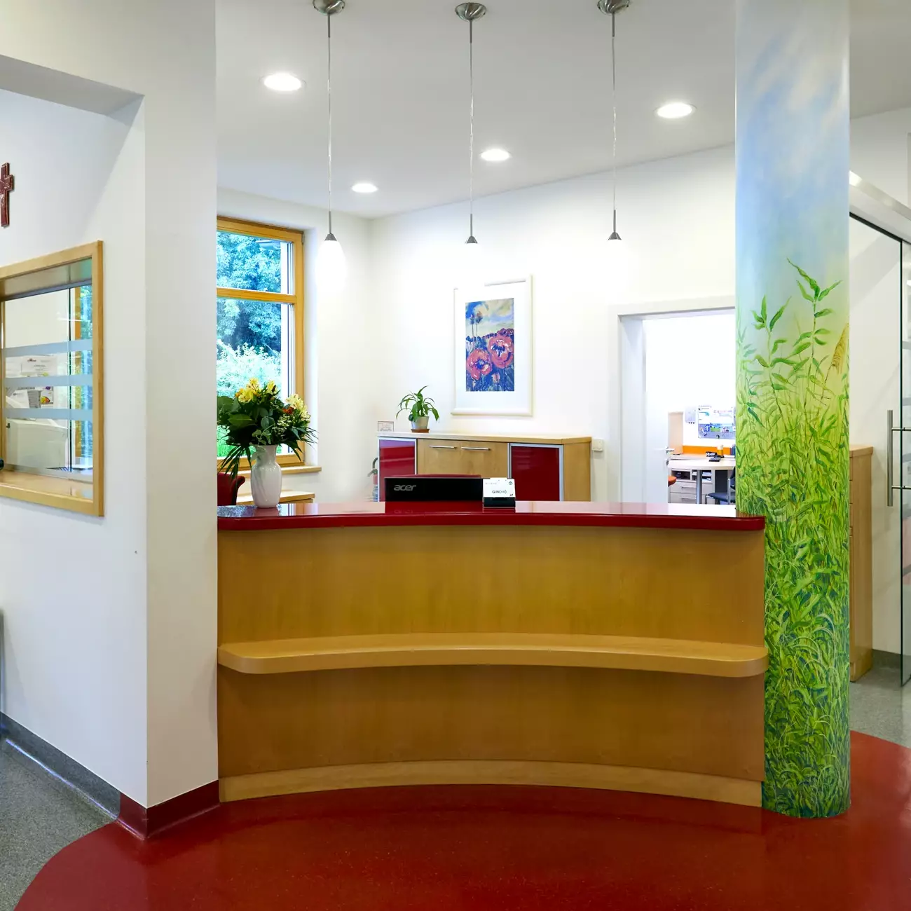 Eingangsbereich der Ordination