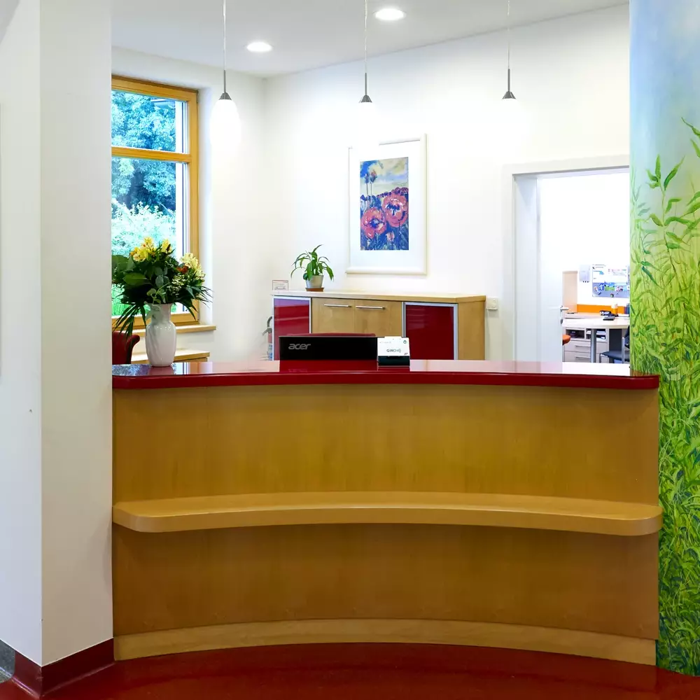 Eingangsbereich der Ordination